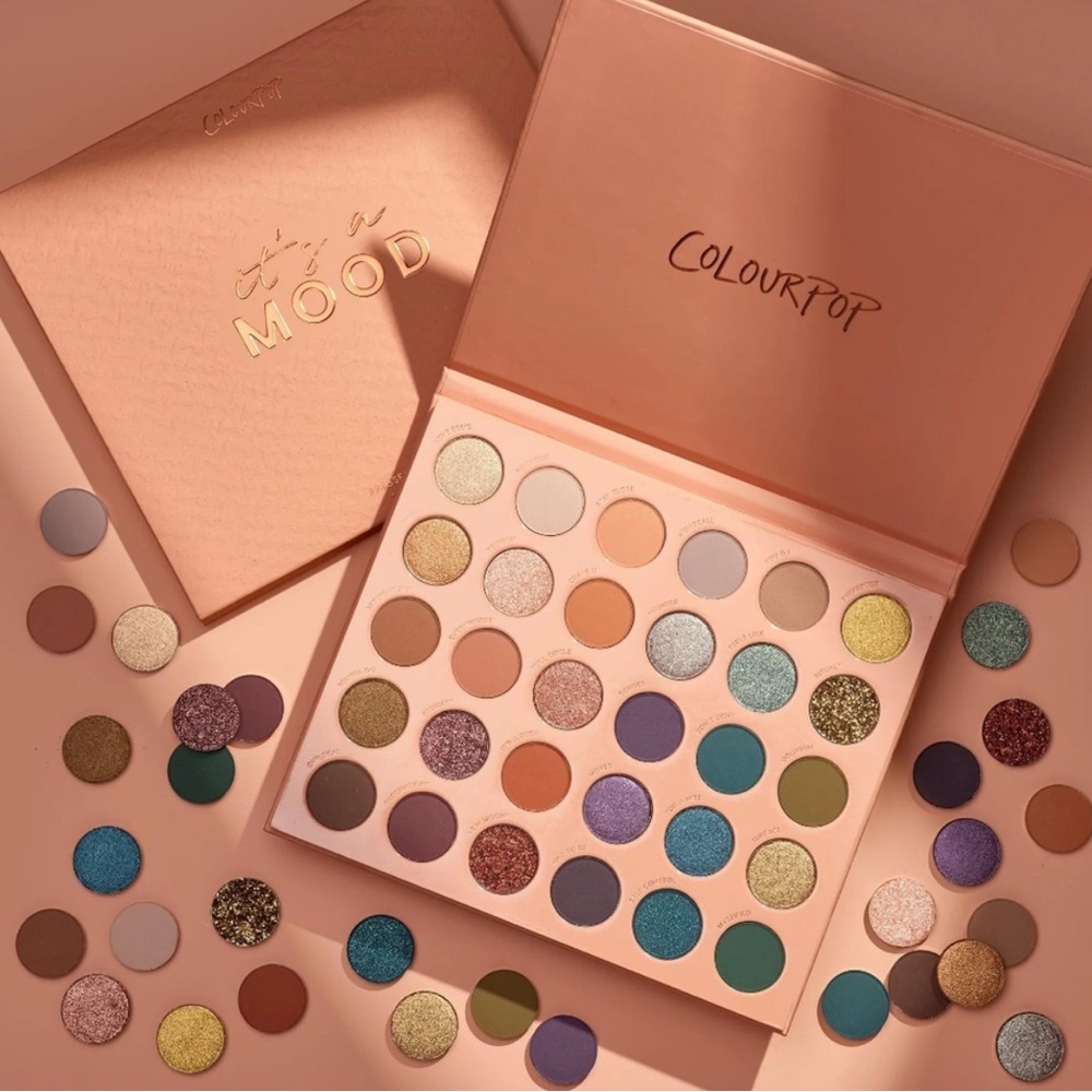 ColourPop 'It's a Mood' Palette in Peach and Gold
